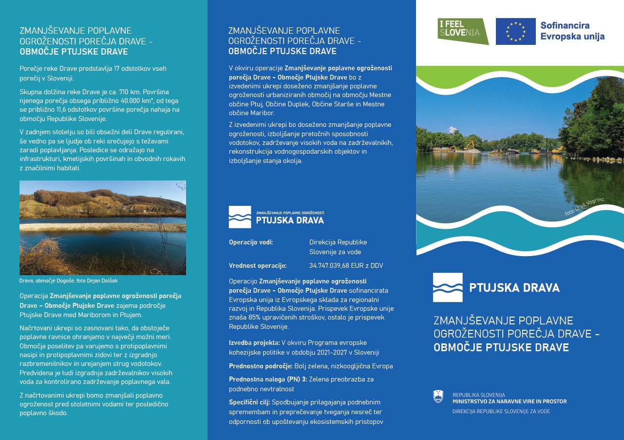 Zloženka projekta Ptujska Drava